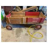 VINTAGE  WOODEN WAGON