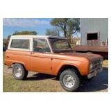 1974 FORD BRONCO RANGER, 4X4, AUTO, RADIO