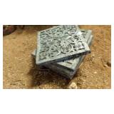 8 - 12" x 12" Decorative Squares