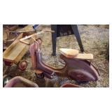 Vintage Metal Riding Toy