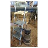Folding Ladder + Heater