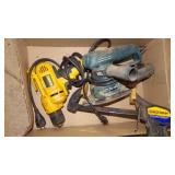 DeWalt Drill, B&D Sander, Clamp