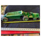 VINTAGE - METAL TRUCK/TRAILER