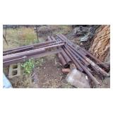 PIPE TUBING, FLAT IRON, SEE PICS