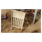 Signs, Wash Board, Wood Frame, Glass Doors