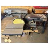Craftsman 4" belt & 6" disc sander- powers on