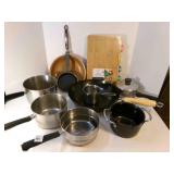 Pots, Pans w/ no lid, Revere Ware, Ekco, most are