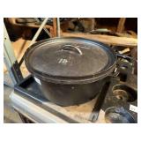 #12 Lodge Cast iron Dutch oven- unused