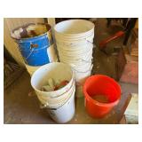 Assorted 5 gallon buckets