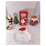 Christmas Dï¿½cor-Santas, Light up Christmas Tree