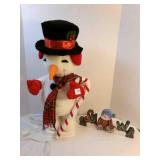 Snowman Animated 24"-powers on moves