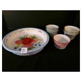 10" Pie Plate Pioneer Woman Stoneware, 3.5" ice