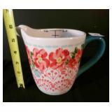 Pioneer Woman Stoneware Measuring 4 cup Pitcher