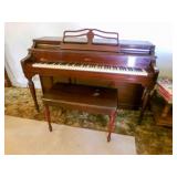 Janssen Spinet Piano & Bench-Bring Plenty of Help