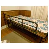 Medical Hospital Bed, 2 rails, bed raises & Tilts