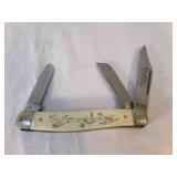 Schrade Scrimshaw Pocket Knife Schrade Cutlery