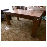 Solid Wood Dining Table 63"x36"x30" tall