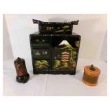 Asian Style Jewelry Music Box--music box is wound