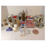 Salt & pepper shakers, Matches, toothpick holders