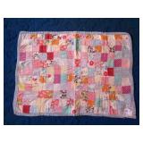 Vintage Quilted Dresser Buffet Scarf 24"x17"
