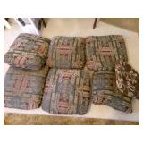 7 Chair Cushions-some show wear