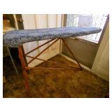 Vintage wood Ironing board w/ cover pad