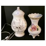 Capodimonte Vase Made in Italy Flower are intact