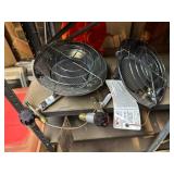 2 propane bottle heaters
