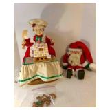 Mrs. Claus Baking & Gingerbread-powers on & moves