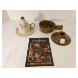 Pottery oil candle, Stone Wave Micro Cooker