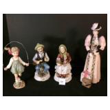 Porcelain Older Couple Figurines