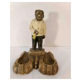 African American Butler Pipe Holder Stand-Vintage