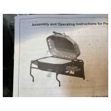 Portable gas grill- unused in box, 8500 btu