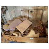 Assorted decorative wood cut outs