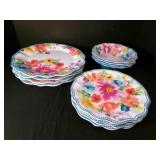 12 pcs Plastic Melmac Pioneer Woman Bowls,