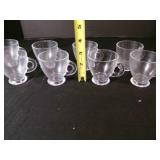 8 Glass Espresso cups mugs