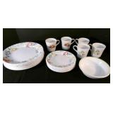 27 pcs Corelle by Corning Fruit & Vines 11 dinner