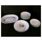 20 Corelle 8 Saucers, 8 Salad Soup Bowls, 3 Veggie