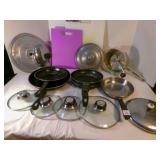 Potato Ricer, skillets, lids that don