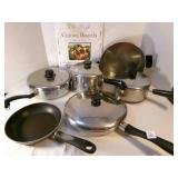 Pots, Pan , Lids, cutting boards some Revere Ware
