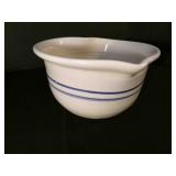 Marshall Pottery Heart shaped Crock bowl 9.5"