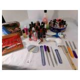 Manicure tools, Fingernail Polish-most are half