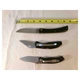 3 Pocket Knives-Maxim, Sea Buster Case XX,