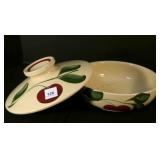 Watt Apple 8.5" Casserole w/lid, marked 96