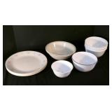 Misc. Corelle Plates, Bowls, Veggie Bowls