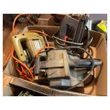 belt sander, staple gun, jig saw, drill