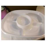 3qt Simple Light Corning Ware w/lid & carrying bag