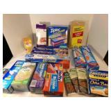 Oven Bags, Baggies of all size, Plastic wrap