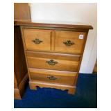 3 Drawer bedside table-Early American style