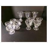 12 Ice Cream Bowls Sundae stemmed Cups